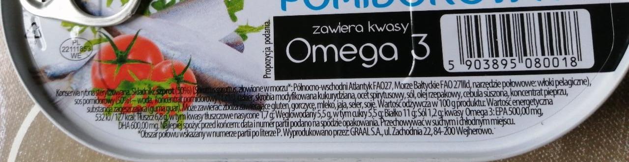 Szprot W Sosie Pomidorowym Mega Ryba