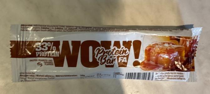 Фото - WOW! Protein Bar salted peanuts and caramel flavour FA Nutrition