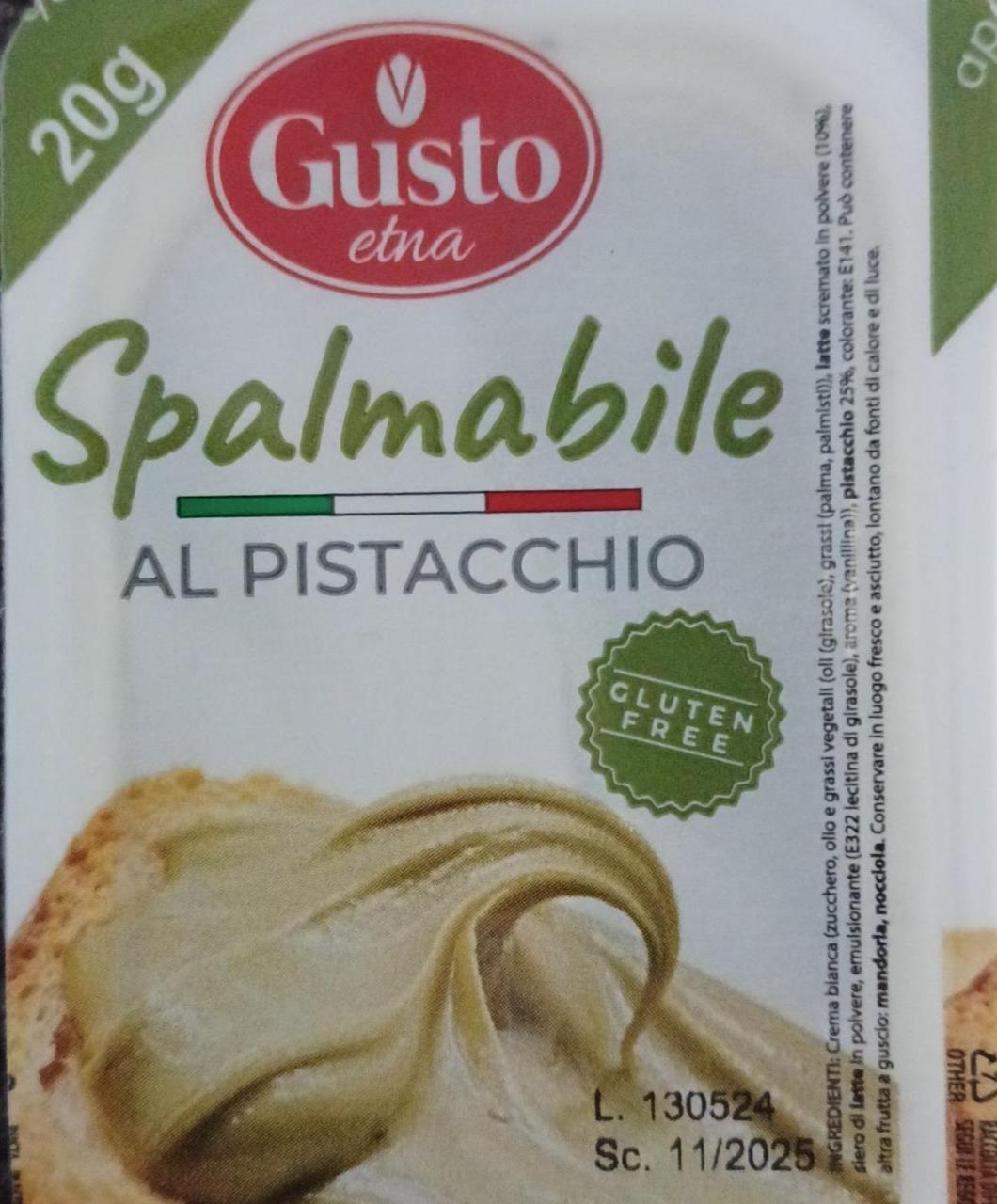 Фото - Spalmabile Al Pistacchio Gusto