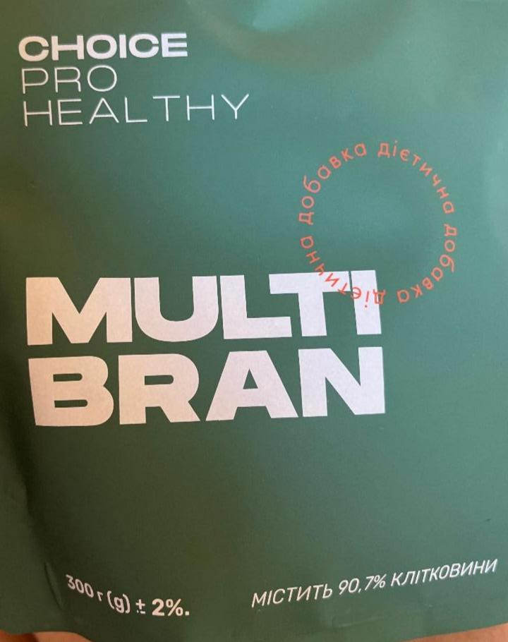 Фото - Дієтична добавка pro healthy multi bran Choice