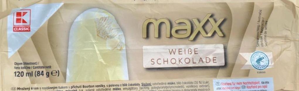 Фото - Морозиво зі смаком ванілі у білому шоколаді Max Weibe Schokolade K-Classic