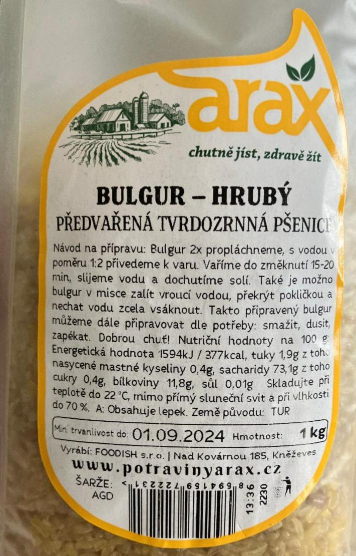 Фото - Bulgur hrubý Arax