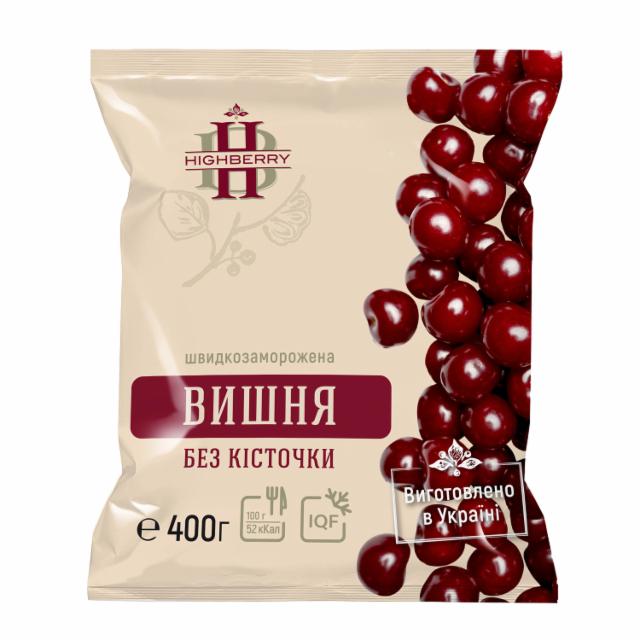 Фото - Вишня швидкозаморожена без кісточки Highberry