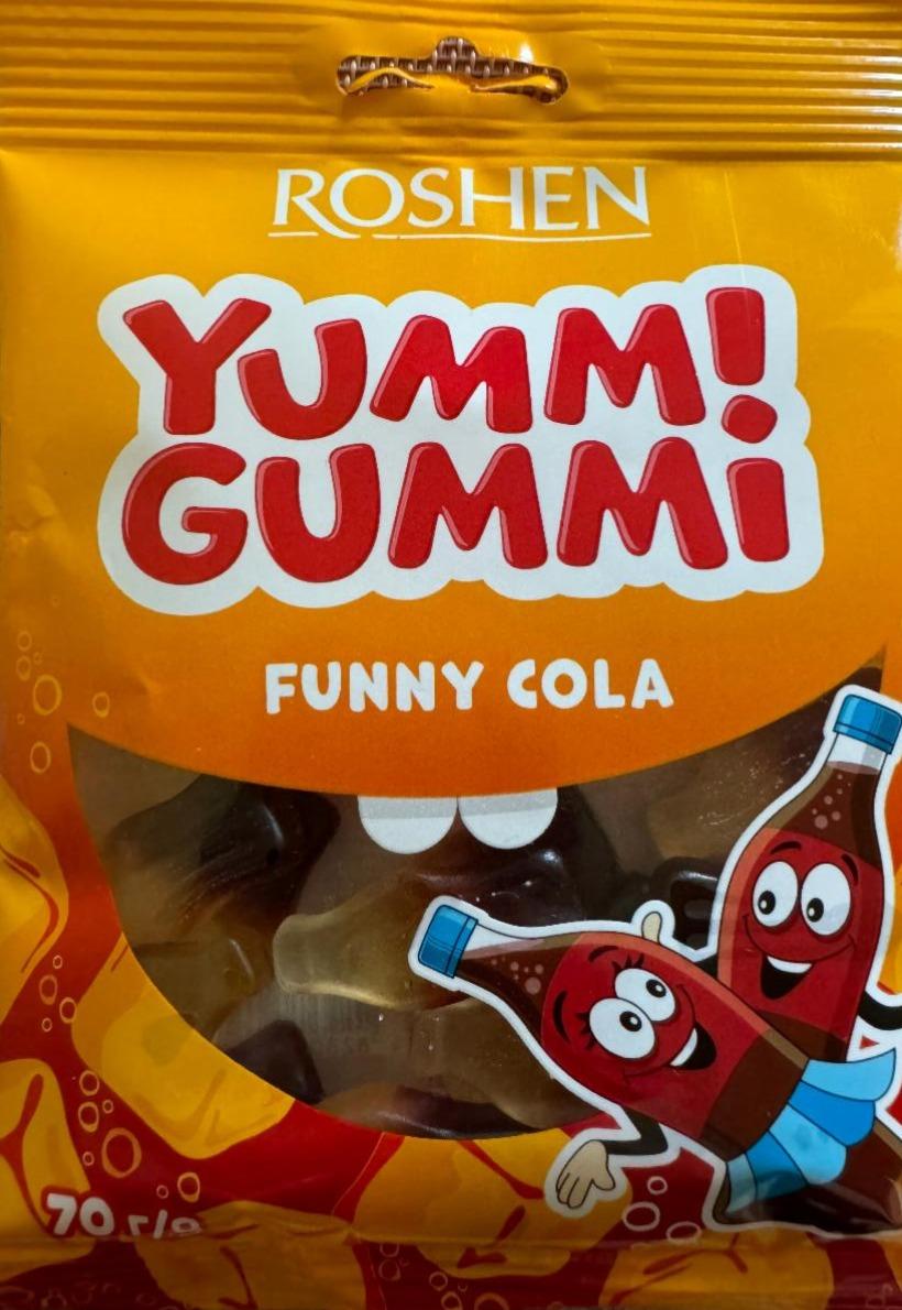 Фото - Цукерки желейні Funny Cola Yummi Gummi Roshen