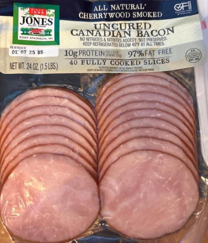 Фото - Uncured canadian bacon Jones