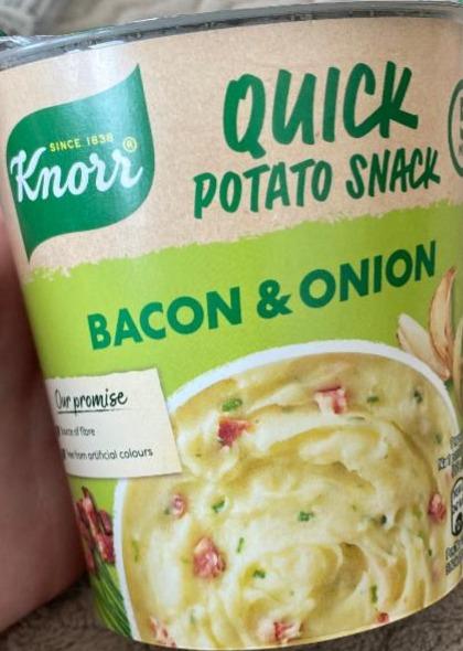 Фото - Quick Potato Snack Bacon and Onion Knorr