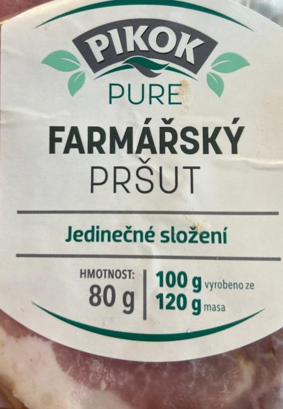 Фото - Farmářský pršut Pikok Pure