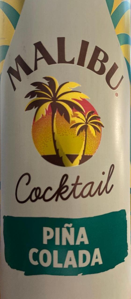 Фото - Напій слабоалкогольний Cocktail Pina Colada Malibu