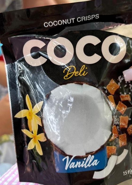 Фото - Чипси кокосові Vanilla Coco Deli