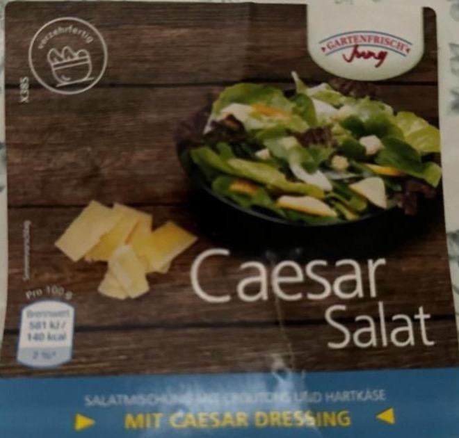 Фото - Caesar salat mit caesar dressing Gartenfrisch