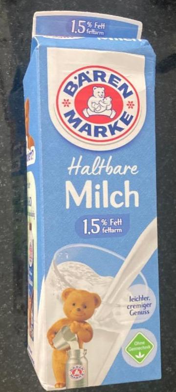 Фото - Haltbare Milch 1,5% Fett Bären Marke