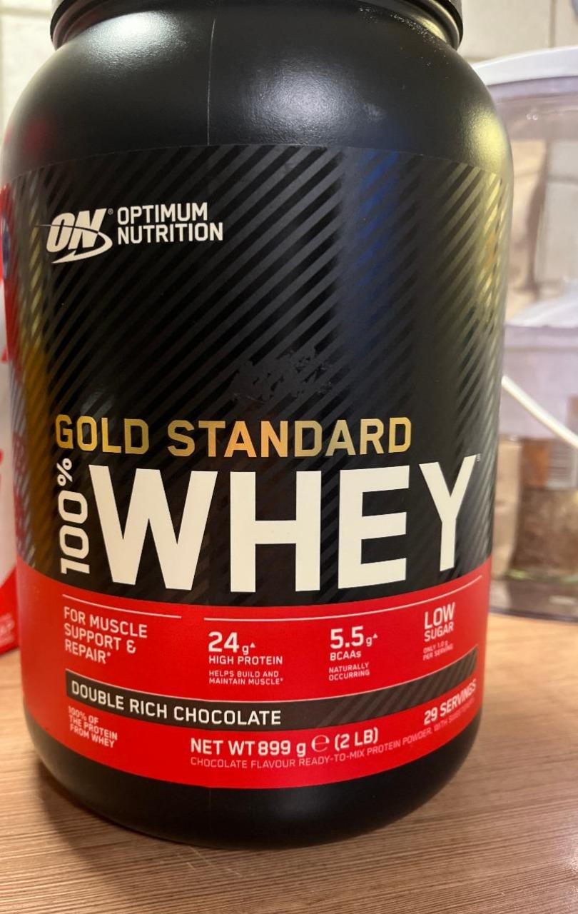 Фото - Gold standard 100% Whey Double rich chocolate Optimum Nutrition