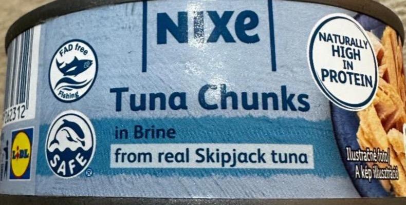 Фото - Tuna Chunks in brine from real skipjack tuna Nixe