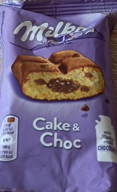 Фото - Тістечко бісквітне з шоколадною Soft&Choc Мілка Milka