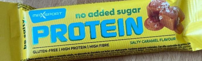 Фото - Protein no added sugar salty caramel flavour MaxSport