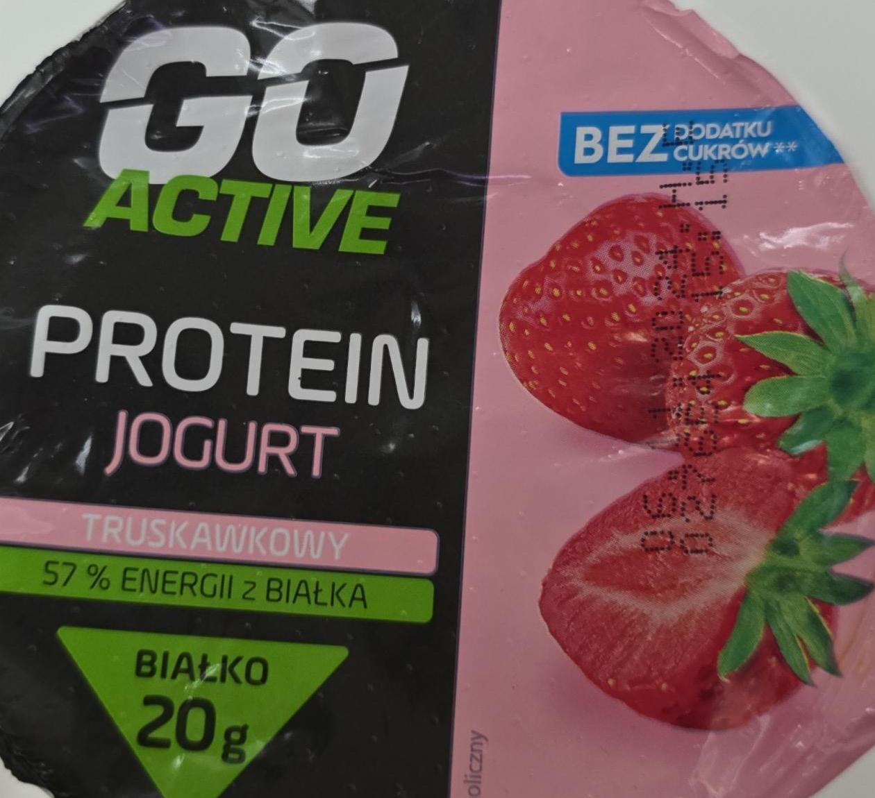 Фото - Protein jogurt truskawkowy Go Active