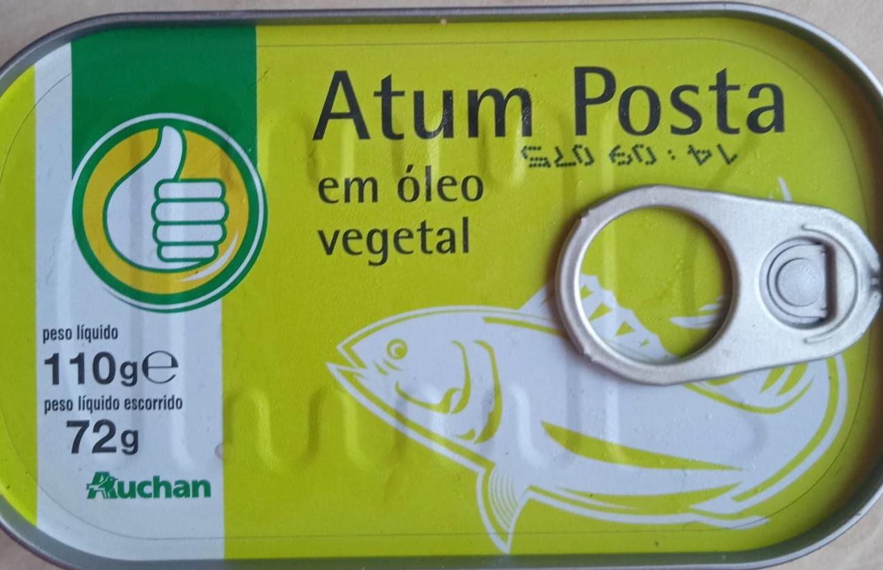 Фото - Atum Posta em oleo vegetal Auchan