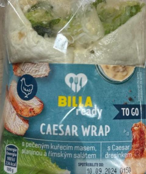 Фото - Billa ready caesar wrap To Go