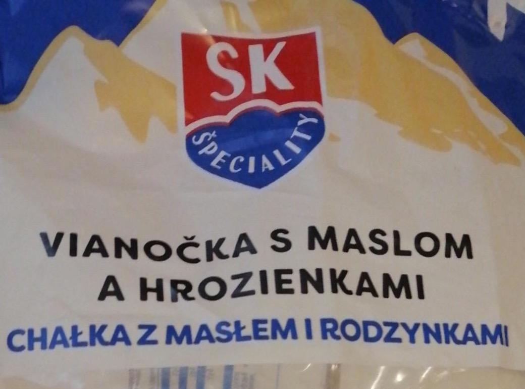 Фото - Vianočka s masłom a hrozienkami SK Speciality