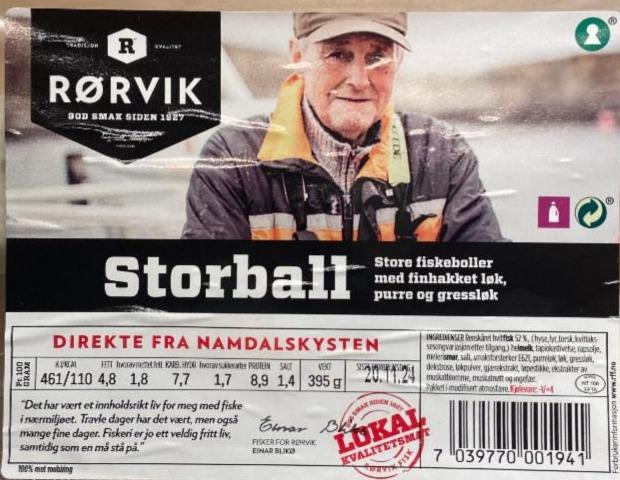 Фото - Storball med løk Rørvik