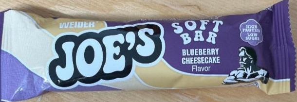 Фото - Joe's soft bar blueberry cheescake flavor Weider