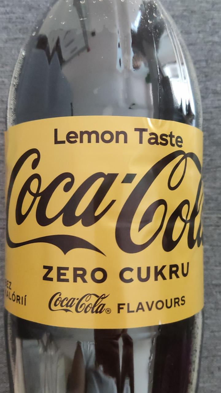 Фото - Напій безалкогольний Zero Lemon Кока-Кола Coca-Cola