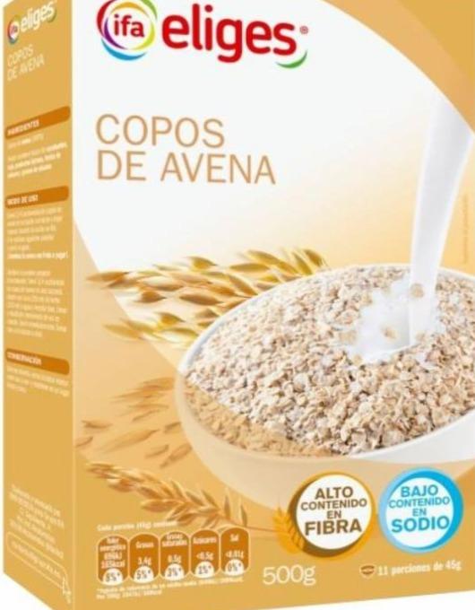 Copos de avena ifa eliges 500g