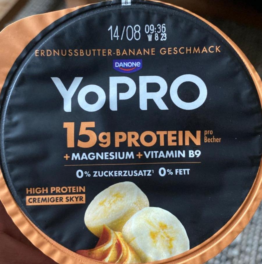 Фото - YoPro Peanut Butter Banana Danone