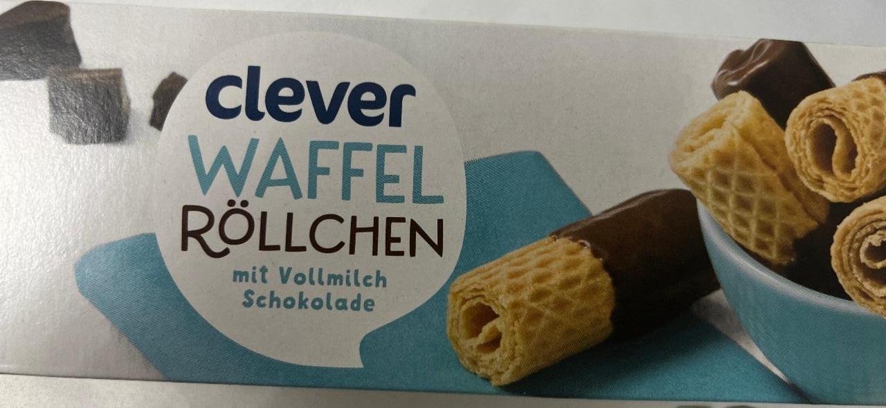 Фото - Waffel Röllchen mit Vollmilch Schokolade Clever