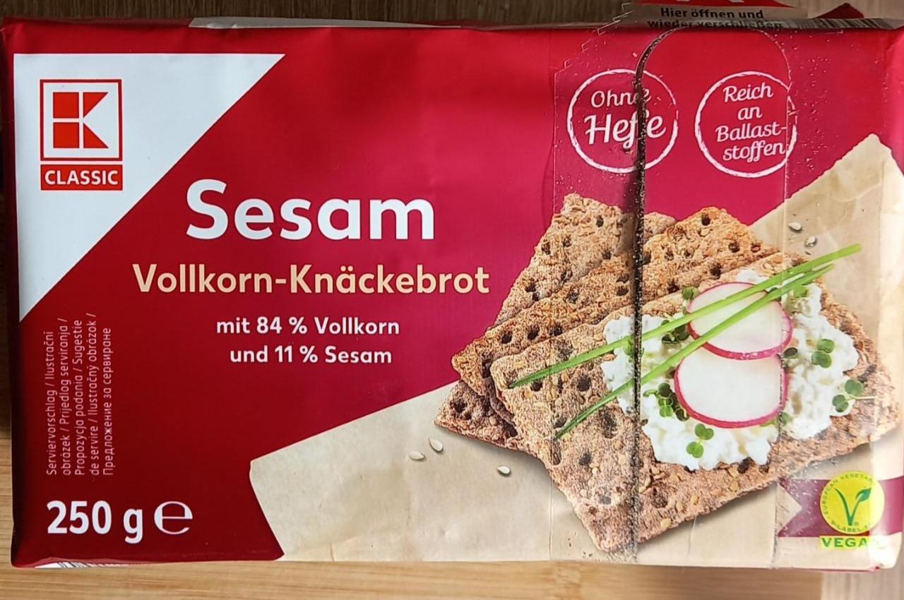 Фото - Sesam Volkorn-Knäckebrot K-Classic