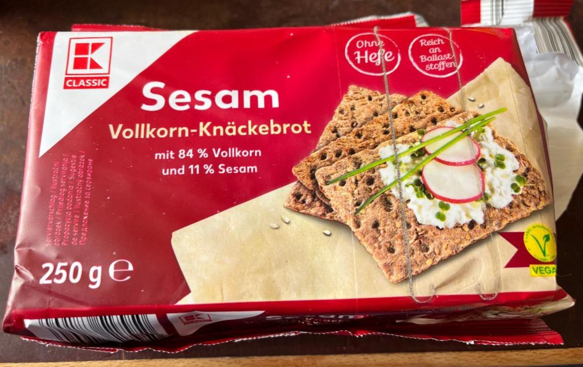 Фото - Sesam Volkorn-Knäckebrot K-Classic