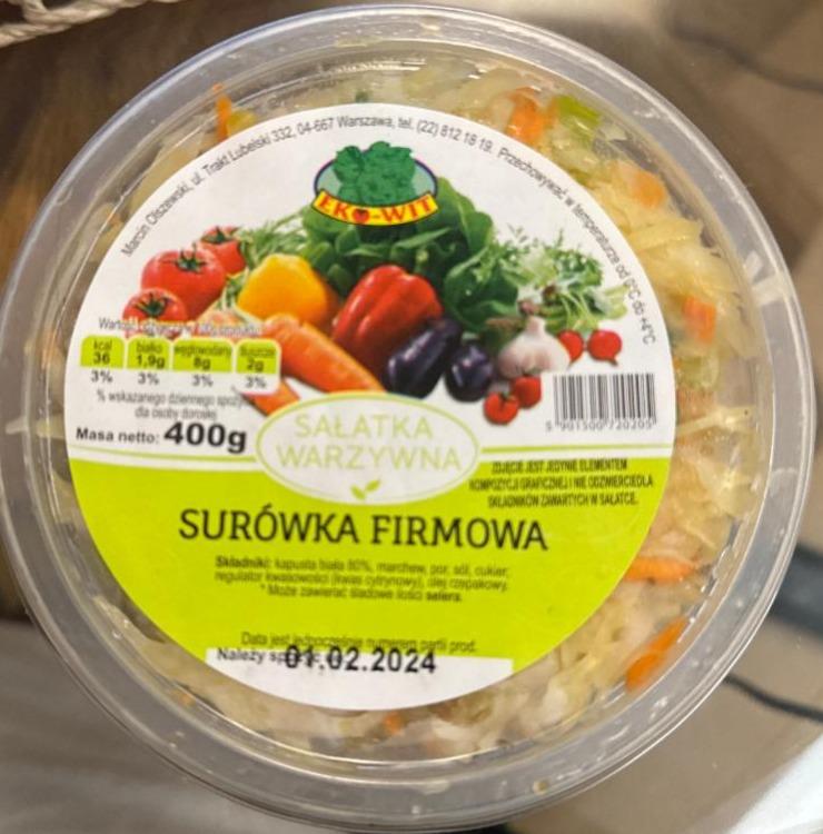 Фото - Salatka warzywna Surowka firmowa Lidl