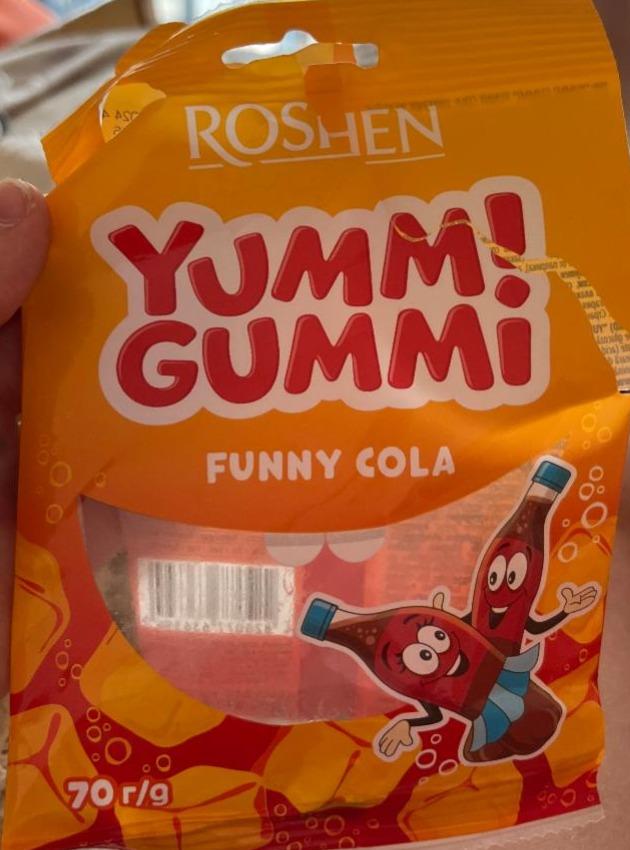 Фото - Цукерки желейні Funny Cola Yummi Gummi Roshen