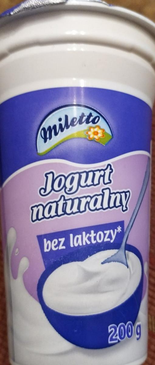 Фото - Jogurt naturalny bez laktozy Miletto