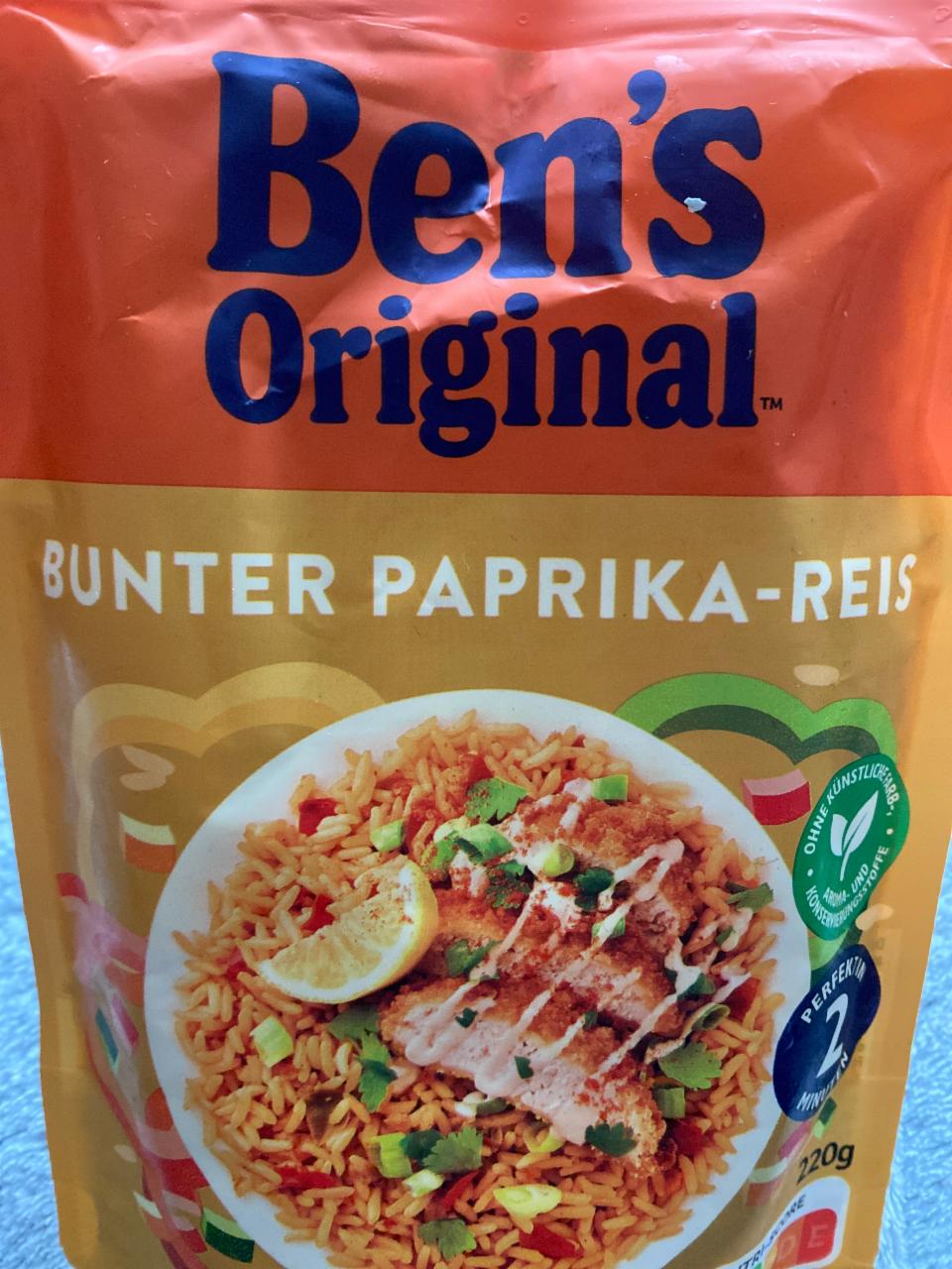 Фото - Bunter Paprika-Reis Bens Original