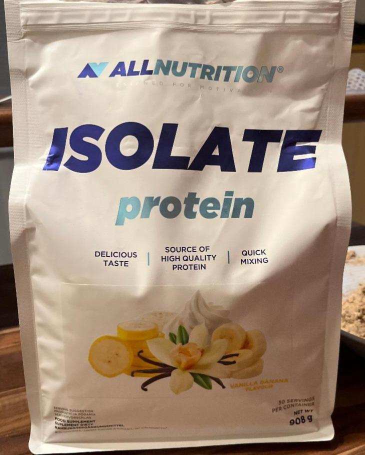 Фото - Isolate Protein Vanila & Banana Allnutrition