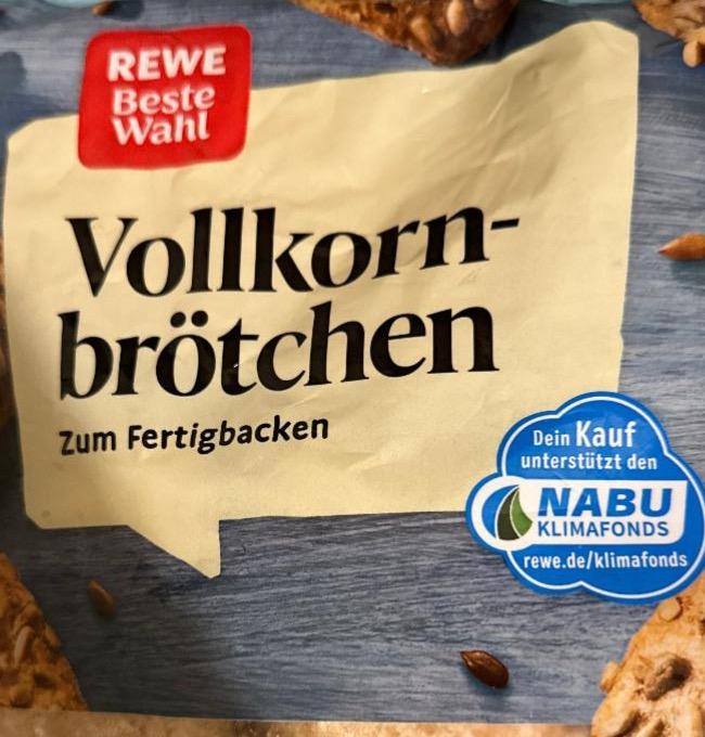 Фото - Vollkorn brötchen zum fertigbacken Rewe