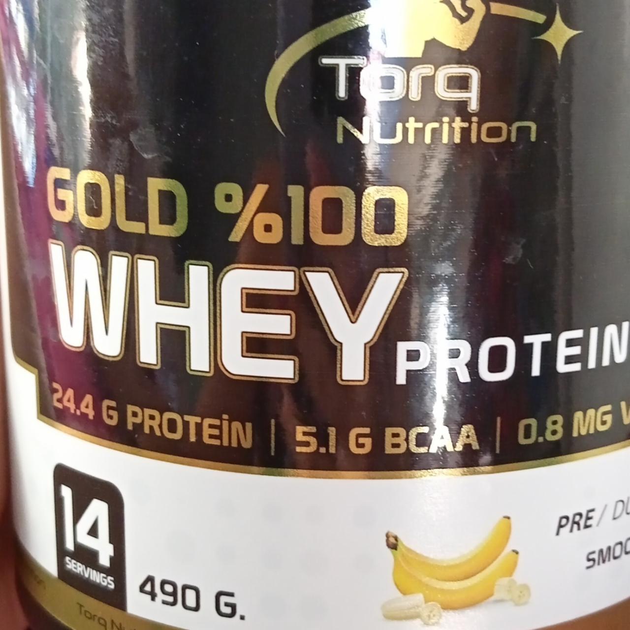 Фото - Протеїн 100% Gold Whey Protein Torq Nutrition