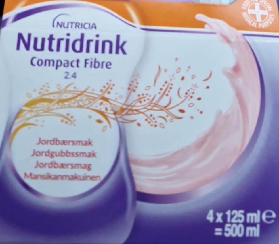 Фото - Nutridrink compact fiber jordbær Nutricia