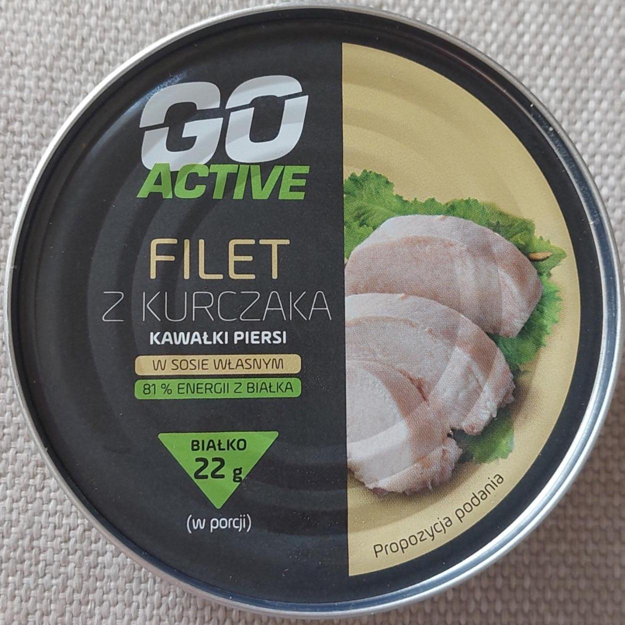 Фото - Filet z kurczaka kawalki piersi w sosie własnym Go Active