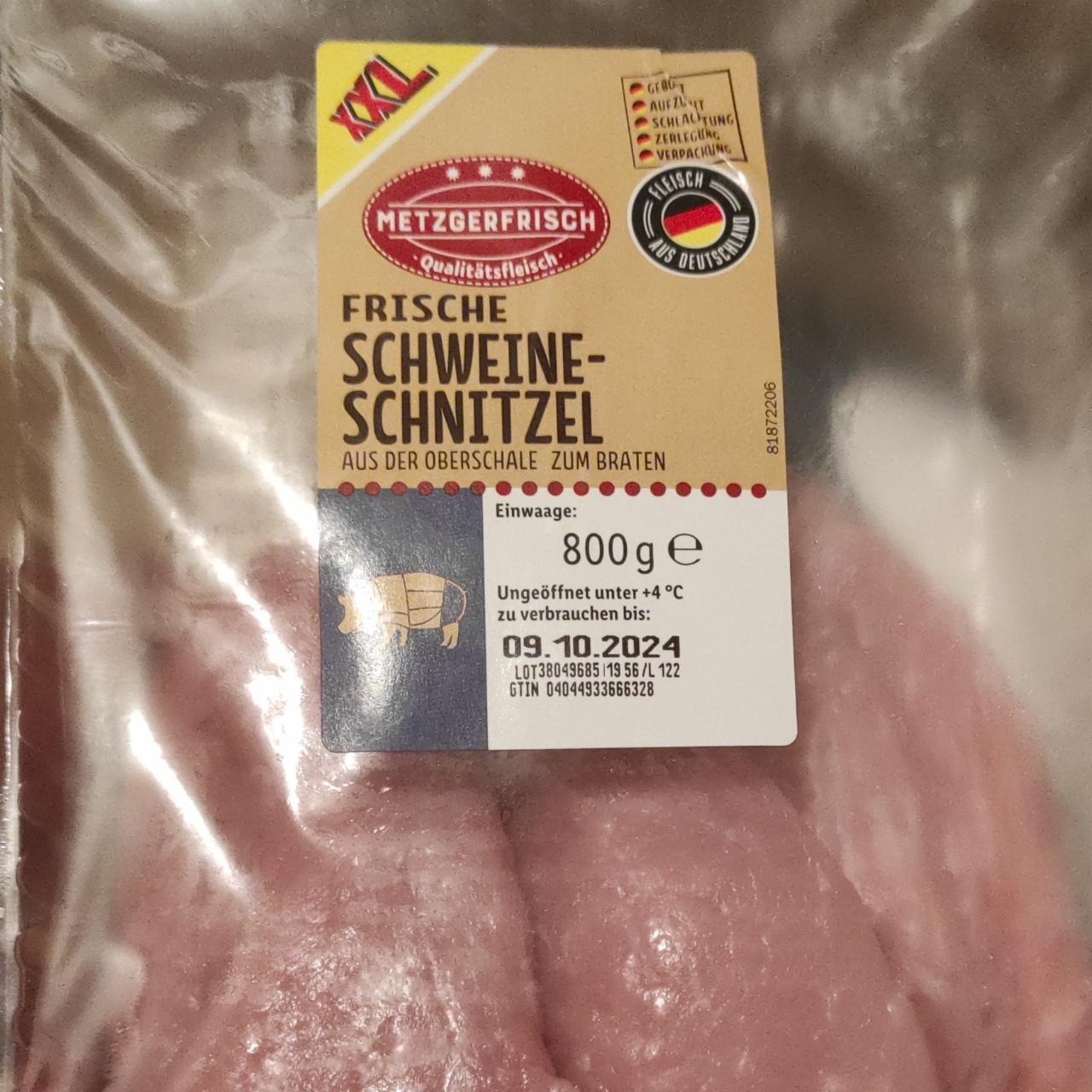 Фото - Frische Schweine-Schnitzel aus der Oberschale zum braten Metzgerfrisch