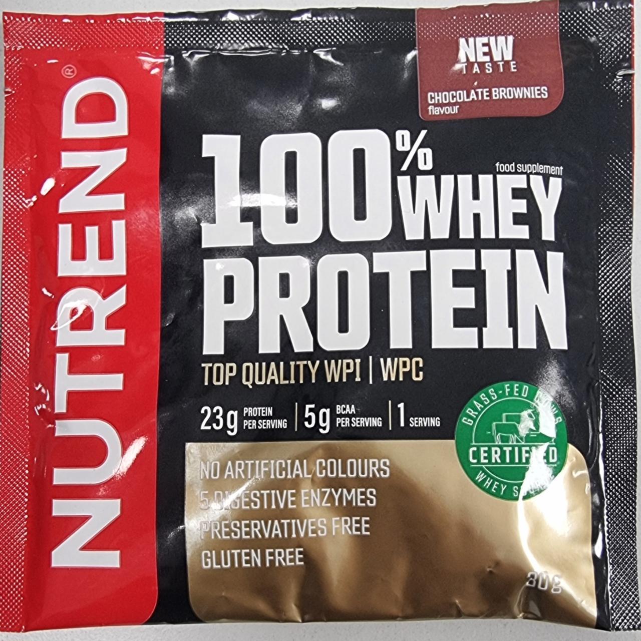 Фото - 100% whey protein chocolate brownies Nutrend