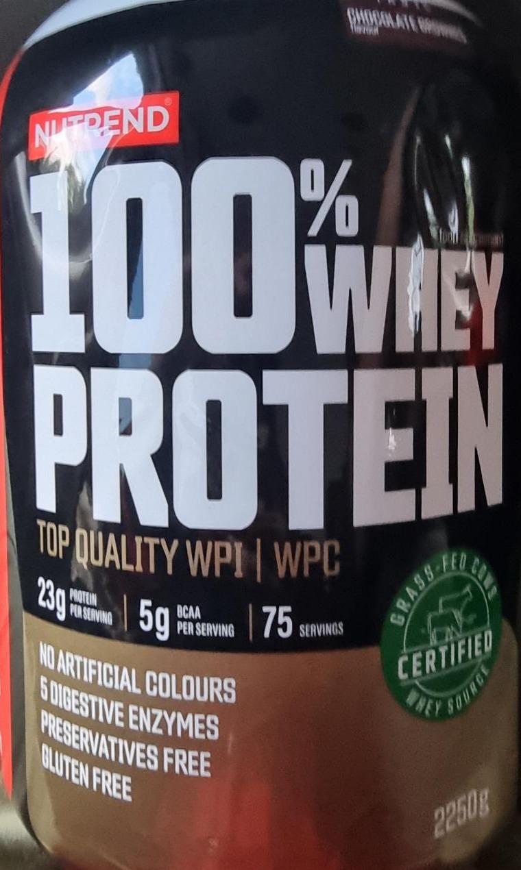 Фото - 100% whey protein chocolate brownies Nutrend