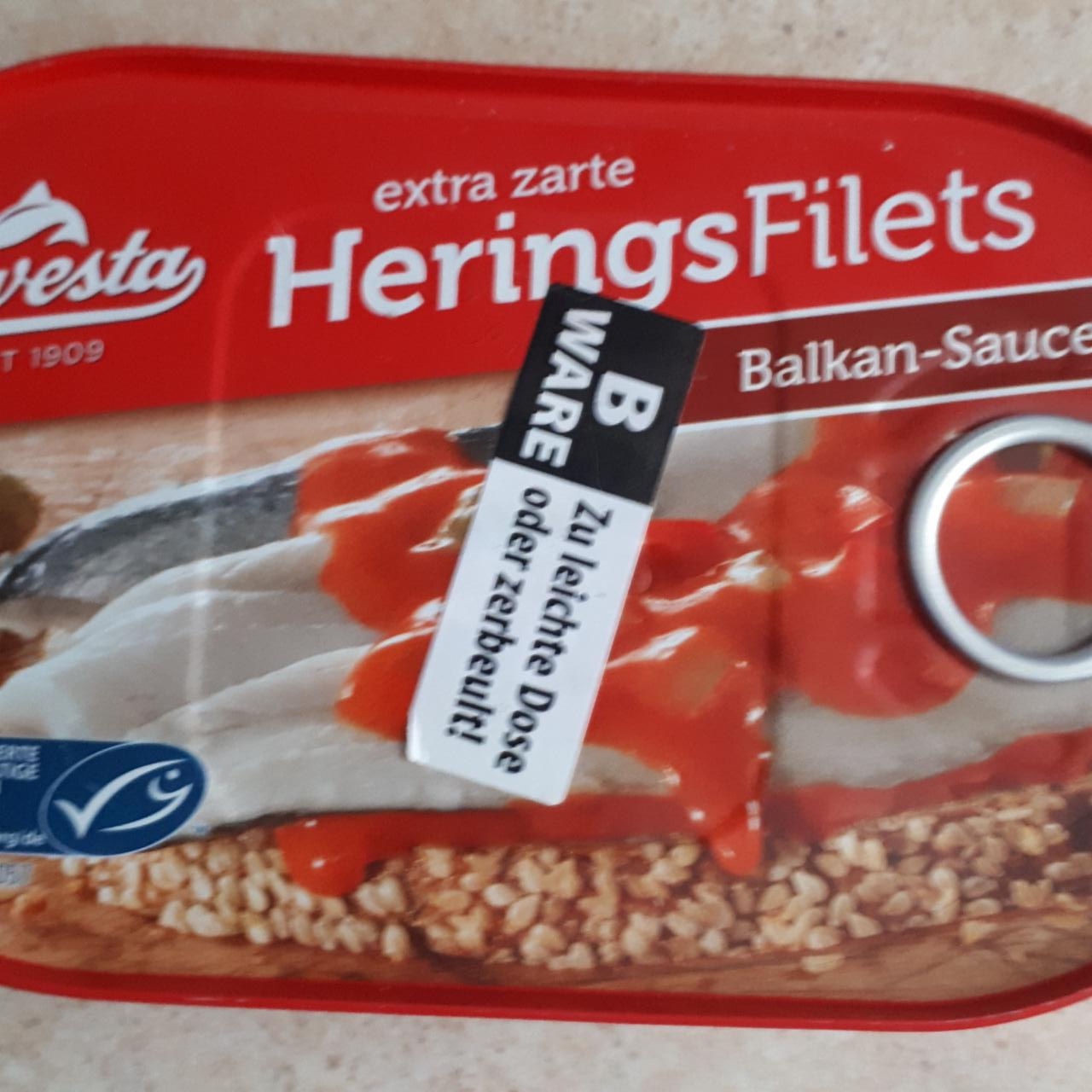 Фото - Heringsfilets Balkan-Sauce Hawesta