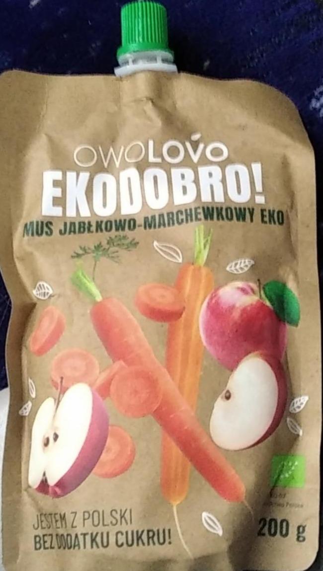 Фото - Mus jablkowo-marchewkowy Ekodobro! Owolovo