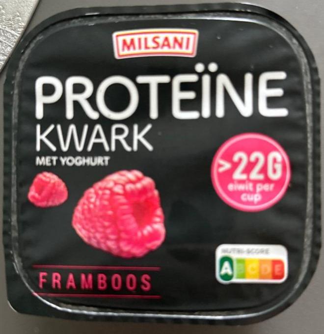 Фото - Proteïne kwark met yoghurt (framboos ) Milsani