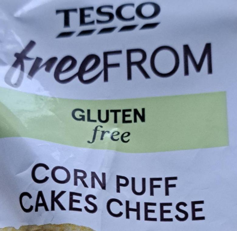 Фото - Corn puff cakes cheese gluten free Tesco