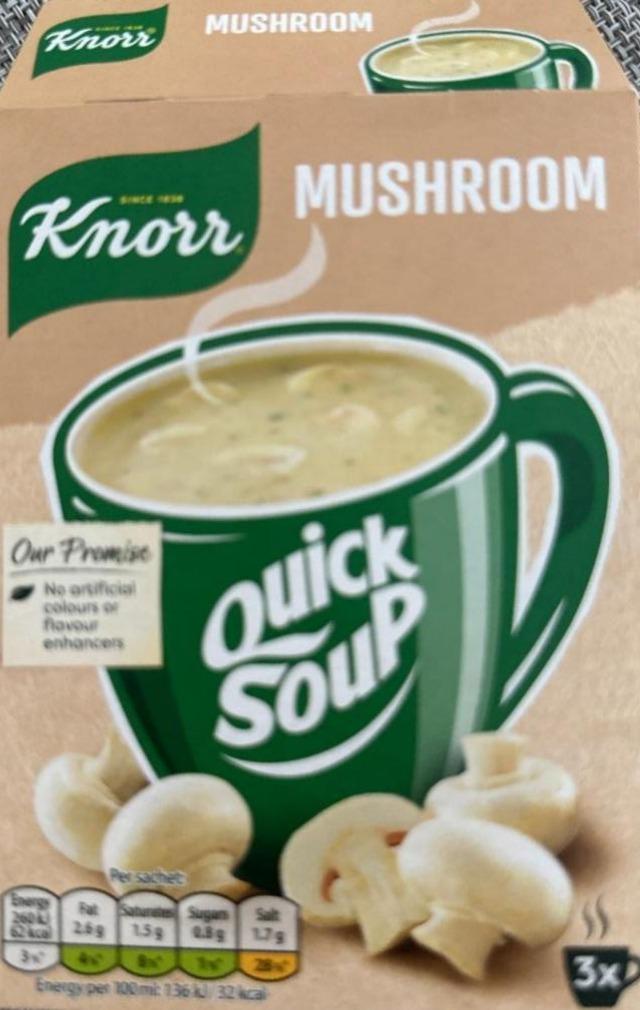 Фото - Quick soup mushroom Knorr