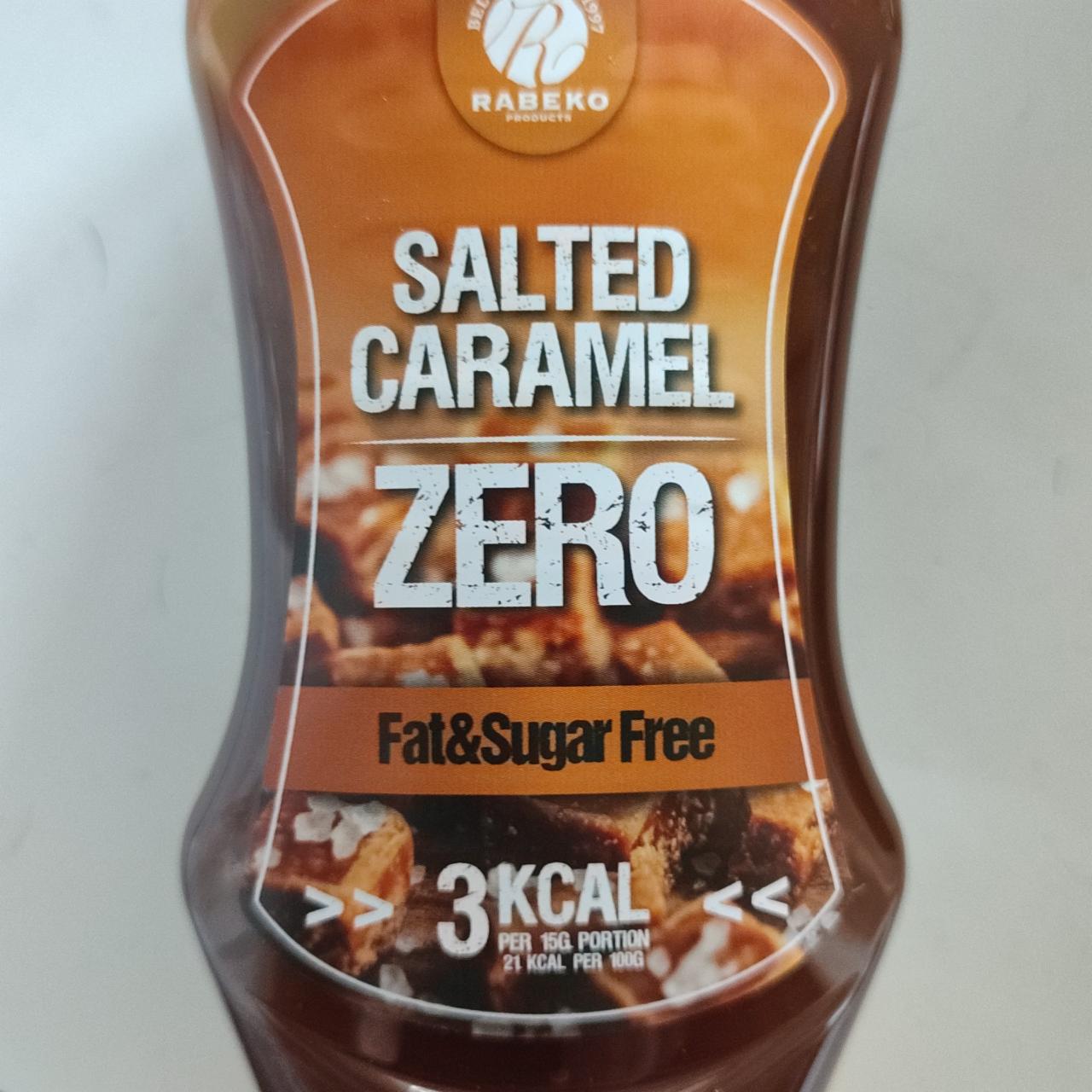 Фото - Сироп Zero Salted Caramel Rabeko