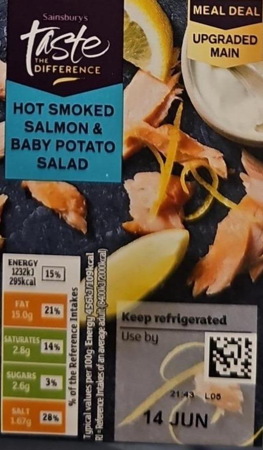 Фото - Hot smoked salmon and baby potato salad Lidl